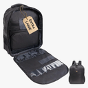 Smart Barber XXL Travel Backpack 21×17×4 in Water Resistant, Easy Clean Case for Clippers & Salon Tools Mobile Barber Organizer