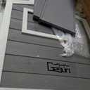 GEGURI Tortoise Habitat House Indoor Outdoor, 3-Room Wooden Turtle Enclosure Reptile Cage with Shelf Storage, Balcony & 2 Stories for Small Animals