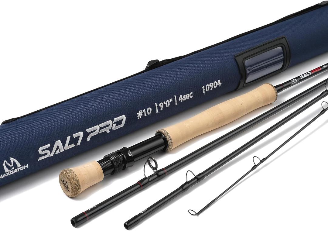 Maxcatch Saltwater Fly Fishing Rod 9ft 9 wt Graphite IM10 Fast Action(9ft 9wt)