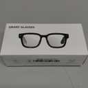 4K Camera Glasses, AI Smart Glasses with Real-Time Translation & Object Recognition,Pov Camera with 32GB Storage, Max 10Hrs Playtime | 2 Lens Set(clear&Black) for Outdoor,Work,Travel, Business - Black (Large)