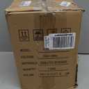 Jeebel Camp Portable Range Hood 6 Inch Portable Kitchen Exhaust Fan 350 CFM Strong Wind with 10 Activated Charcoal Filter Reusable Aluminum Alloy Portable Hood Fan for Indoor BBQ, Hot Pot, Black