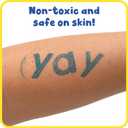 Ready 2 Learn Jumbo Washable Stamp Pad - Blue - 6.2"L x 4.1"W - Non-Toxic - Fade Resistant - Ideal Size for Baby Handprints and Footprints