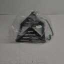 Shower Foot Rest, Shower Stool for Inside Shower, Stainless Steel Waterproof Shower Stool for Shaving Legs - Corner Bathroom Bench Seat with Storage Shelf for Small Shower Spaces (Triangle-black)