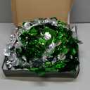 SINTENILL 6 FT Pop Up Christmas Tree with 100 LED Timer Lights & Remote, Green Collapsible Christmas Tinsel Tree Artificial Pencil Tree Xmas Decoration for Holiday Home Office Party, USB Powered