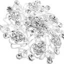 Crystal Diamond Brooch Pin Fashion Flower Brooch Decorative Pin for Women
