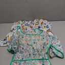 5 Pack Long Sleeve Bib,Baby Toddler Waterproof Sleeved Bib for 6-30 Months Reusable with Catch-all Pocket (Dino/Digger/Lion/Cactus/Animal)