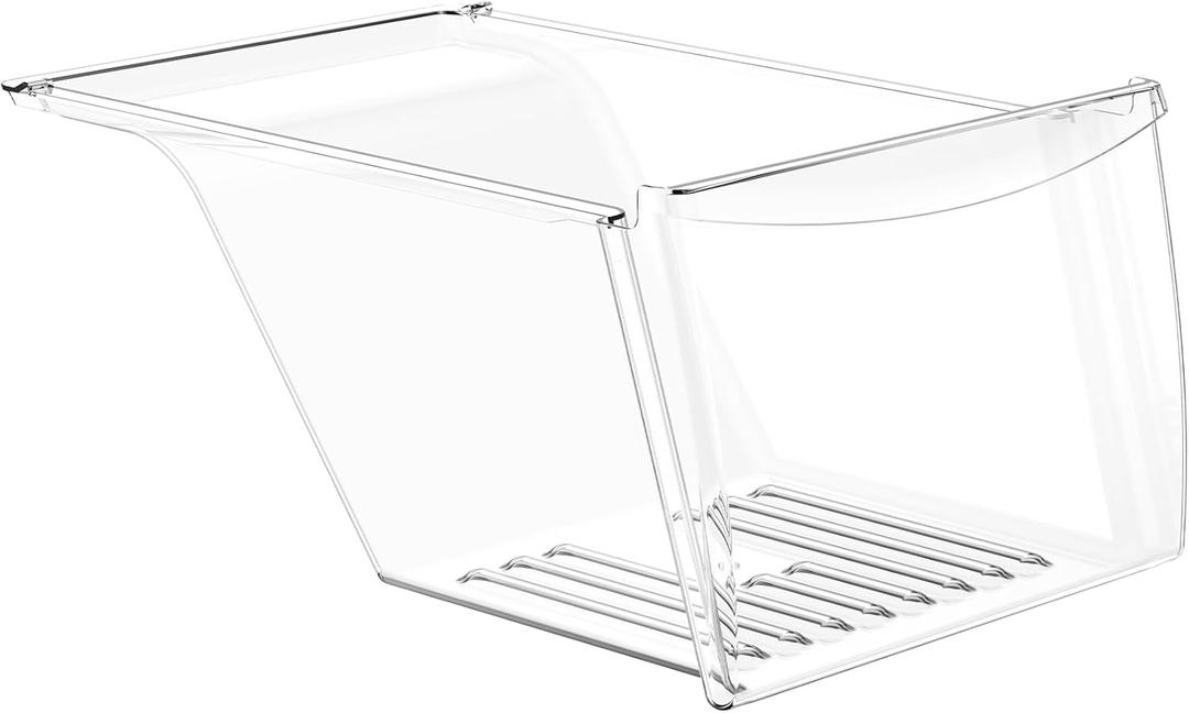 Upgraded 240337103 Refrigerator Crisper Drawers Bins Suitable For Frigidaire Kenmore Refrigerator,240337103 Crisper Bin Drawer Replacement Drawer Parts AP2115741, 240337100, Food-grade Materials