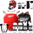 Sparring Gear 13PCS Set for Adult & Youth - Taekwondo Sparring Gear with Boxing Gloves, Headgear, Chest Guard, Boxing Equipment for Karate, Kickboxing, MMA Training & Competition