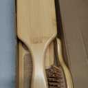 100% Bamboo Hair Brushes and Comb Set by Combetter, Comb for Women and Detangling, Great on All Hair, Eco-Friendly and Handmade for Women Men and Kids