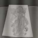 H&W Resin Angel Statue, Resin Angel Figurine, Adorable Flower Girl Decorative Ornaments, 12.5''H, Home Decor Fairy Prayer, Pray for Your Family, Christmas & Thanksgiving Day Decoration A