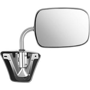 ECCPP Pair Set Fit for 1973-91 Chevy/Chevy GMC Jimmy Suburban C10 20 30/C/K1500 2500 3500/C15 25 35 Manual Stainless Mount Folding Chrome Side Mirrors