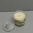 Pure Jasmine Scented Natural Soy Candle, Essential Fragrance Oils, 100% Soy, Phthalate & Paraben Free, Clean Burning, 9 Oz.