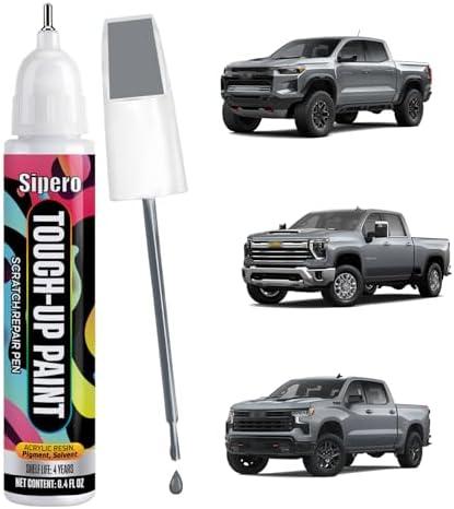 Slate Gray Metallic (GNO/WA633D) for Chevy Touch Up Paint, Exact Color Match Scratch Repair Kit Compatible with Chevrolet Silverado Equinox Tahoe Colorado Blazer Express