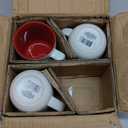 Certified International Patriotic Words 18 oz. Mugs,Set of 4