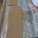 ELEGANT Framed Sliding Shower Enclosure 36 in. D x 36 in. W x 72 in. H, 2 Stationary Panels, 1/4'' Clear Glass Sliding Shower Doors, Black Brushed Nickel (Shower Base Not Included)