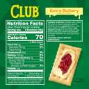 Club Crackers, Lunch Snacks, Snack Crackers, Extra Buttery, 13.7oz Box (1 Box) (EXP 03/17/27)
