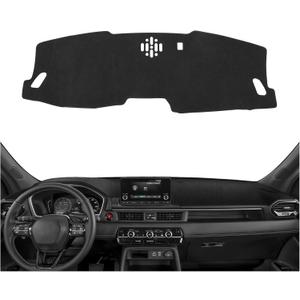 YOJOJOCO Dash Cover for Honda Pilot 2026 2025 2024 2023 (Without HUD) Accessories Flannel Dashboard Cover Dash Mat Center Console Cover Sunshield Protector Pad