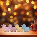 2 x 4 Pack Unicorn Stress Balls Toy Squishy Squeeze Toys for Kids Boys Girls Christmas Stocking Stuffers Birthday Valentines Day Card Prizes Party Favor Gifts