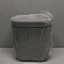 ELPHECO Bathroom Motion Sensor Trash can 2 Gallon Automatic Garbage Can, Slim Plastic Smart Trash Can with Lid, Commercial Intelligent Trash Bin for Bedroom, Bathroom, Office, Cement Grey