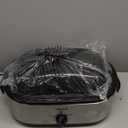 VEVOR Roaster Oven, 18QT Electric Roaster Oven, 150-450 Adjustable Temperature Electric Roasting Pan with Self-Basting Lid, Cool-Touch Handle, Defrost & Warm Function, Stainless Steel Turkey Ovens (Silver)