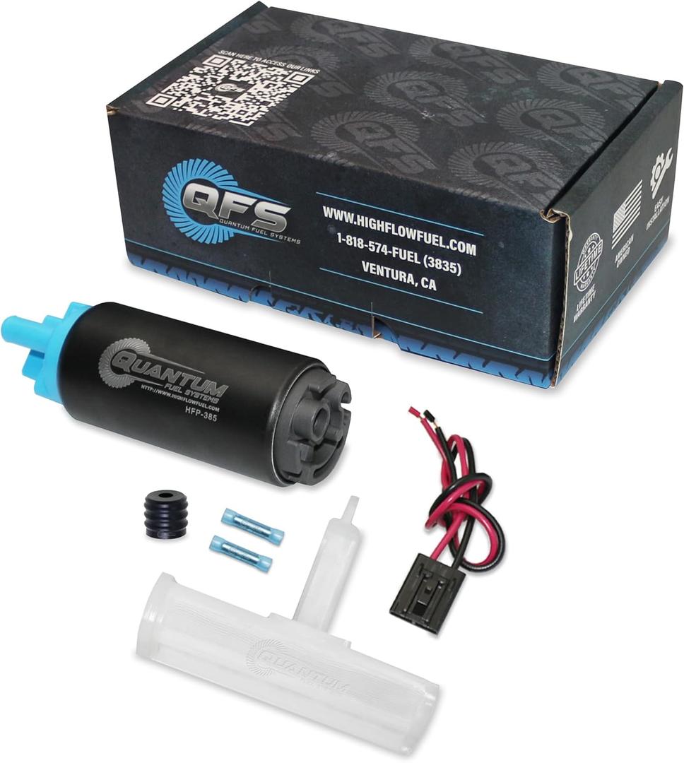 "QFS oem Marine/Outboard Fuel Pump Replacement for Yamaha 4-Stroke F50/F60/F70/F75/F80/F90, 2005-2016, oem 6C5-13781-00-00, 6C5-14127-10-00, 6C5-13907-00-00"