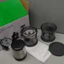 Food Processor 4 Cup, Electric Food Chopper, Small but PowerfulMeat Grinder with 2 Bowls, 2 Speed & 4 Blades for Vegetable, Meat, Nuts, Functions for Chopping, Dicing, Mixing and Puree