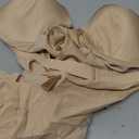 SHAPELLX Strapless Shapewear for Women Deep Plunge Corset Tummy Control Backless Bodysuit Mid Thigh Full Body Shaper (02-beige-standard Cup (B-d))