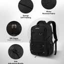 WATERFLY Travel Hiking Casual Backpack: 22L Lightweight Everyday Outdoor City Daypack College Bookbag for Women Men