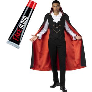 Morph Vampire Costume Men With Blood - Adult Dracula Costume Vampire Costumes For Halloween Costumes For Men (XX-Large)