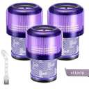 3 Pack V11 Vacuum Filters Replacement for Dyson V11 Cordless Vacuum, V11 Animal V11 Torque Drive V11 Complete V11 Extra V15 Detect V15s Detect Submarine Vacuums Replace Part # 970013-02 & 970013-03