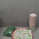 Sustainable Greetings Juvale 144 Piece Christmas Party Plates, Napkins, Cups, Cutlery with Holly Berry and Leaves Design (Serves 24) - Paper Plates - Christma Napkin