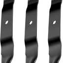 Upgrade 04771200 (3 Pack) 18" Lawn Mower Blades Compatible with Gravely 52" Deck Lawn Mower Blades ZT X, ZT XL, fit for ARIENS IKON X, IKON XL, Replace for 00450300 03253800 Mower Blades