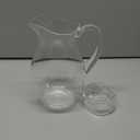 Amazing Abby - Bubbly Grand - Plastic Pitcher (96 oz, 3 Quart), Clear Water Pitcher with Lid, Fridge Jug, BPA-Free, Shatter-Proof, Great for Iced Tea, Sangria, Lemonade, Juice, Milk, and More