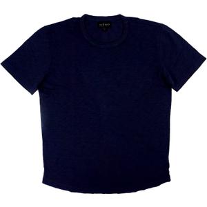 Velvet by Graham & Spencer Men's Amaro Rounded Hem Ss Crew (XX-Large, Midnight)