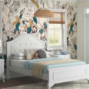 Floral Wall Murals Peel and Stick, Sketch Flat Flower Mural Wallpaper, Leather Textured Vinyl Self-Adhesive Wall Mural Sticker, Wall Decals for Bedroom Living Room Kids Room (Sketch Flat Floral)