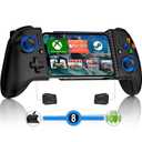 Mocagen Mobile Gaming Controller, MC2 Phone Controller for iPhone/Android Handheld Gaming with Programmable/Hall Effect Joysticks & Analog Triggers/Adjustable Light/Turbo