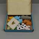 Wooden Animal Stacking Puzzle Toy, Educational Balancing Activity Toy for Kids, Wooden Zoo Animal Building Blocks Stacker & Bag, Stacking and Balance Toys for Toddlers 2-4 Years