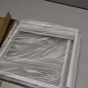 Window AC Side Panel with Frame Set,Air Conditioner Accordion Filler Curtain Replacement for Window AC Units,Fits Most 5,000 BTU Units,White,2 Pack