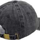 Papa Hats for Men, Adjustable Cotton Embroidered Dad Baseball Cap (Gray)