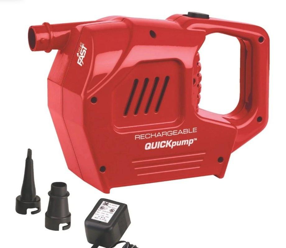 Rechargeable Quickpump Air Pump, 24 Cfm, 120 Volt, Inflator/deflator