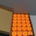 Thanksgiving Decorations Pumpkin Tea Lights,12 Pack LED Orange Pumpkin Lights FlameLess Candles Battery Operated Halloween Flickering Tealights Candles for Table Home Party Fall Decor