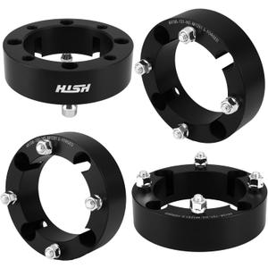 HISH 4x156 Wheel Spacers, 2 Inch ATV Wheel Spacers with 12x1.5 Studs 131mm Hub Bore, Fit for 2013+ Polaris Ranger, 2014+ Polaris RZR XP 1000, 2015+ Polaris RZR, Set of 4