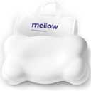 Mellow Cloud Alignment Pillow Ergonomic Support for Neck & Spinal Alignment, Dual Height, Adjustable Fill, Machine Washable Cover, Full / Queen