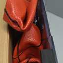 NEUBSAW Basketball Hoop Indoor with LED Lights, Basketball Toys Gifts for 5 6 7 8 9 10+ Year Old Boys Kids, Indoor Over The Door Mini Basketball Hoops with Electronic Scoreboard & 3 Balls (Blue)