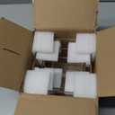 Clisela 3pcs Acrylic Cube Display Stands Box Risers with Hollow Bottoms, Food Risers for Buffet Table, Decorative Display Stand Shelf for Dessert Collectibles Jewelry Figures Show - Clear 3" 4" 5"