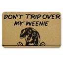 Qnhij Weiner Dog Door Mat, Funny Dachshund Door Mat, Weiner Dog Decor, Dachshund Doormat Outdoor, 17x30 Inches