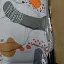 Fshibila 74" x50" Large Baby Playpen, Baby Playard for Babies and Toddlers, Play Pens for Indoor & Outdoor, Sturdy Safety Play Yard with Soft Breathable Mesh, Anti-Fall, Grey (with MAT)