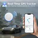 GPS Tracker for Vehicles Real-Time Mini Tracker Device for Vehicles, No Monthly Fee Subscription No SIM Card Required (1 Pack)