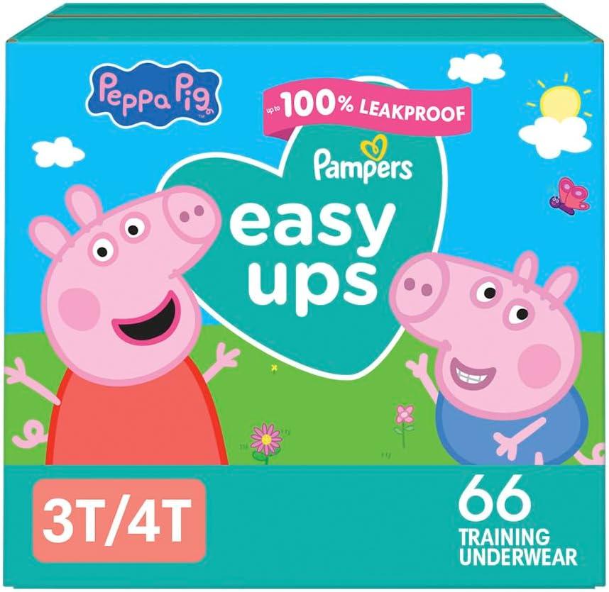 Pampers Training Pants - Easy Ups Girls & Boys - Size 3T-4T, 66 Count, My Little Pony Potty Underwear (Packaging May Vary) Pampers Training Pants - Easy Ups Girls & Boys - Size 3T-4T, 66 Count, My Little Pony Potty Underwear (Packaging May Vary)