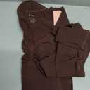 FeelinGirl Women's Long Sleeve Shapewear Bodysuit for Tummy Control Seamless Body Suits Thong V Neck Going Out Tops, Size: L